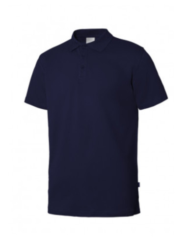 POLO M/CORTA STRETCH AZUL