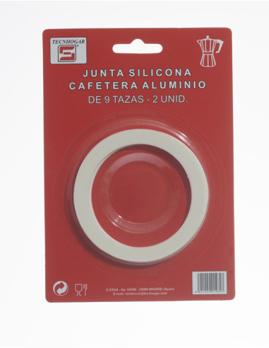 JUNTA ARANDELA SILICONA CAFETERA 2 U.