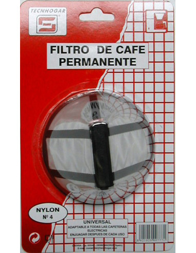 FILTRO CAFE PERMANENTE NYLON N.4