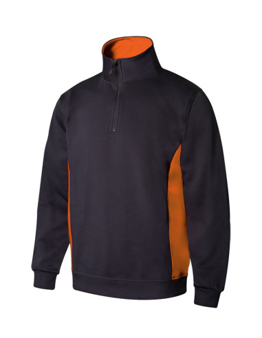 SUDADERA MARINO NARANJA