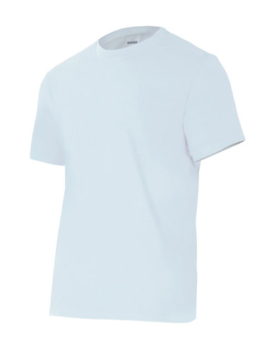 CAMISETA ALGODON M/CORT BLANCA