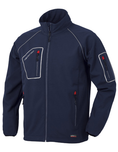 CHAQUETA SOFTSHELL 4B AZUL