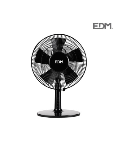 VENTILADOR SOBREMESA NEGRO