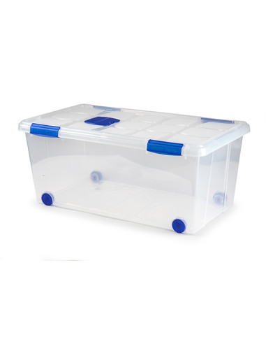 CAJA MULTIUSO C/RUEDA TRANSP