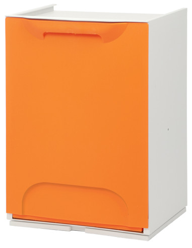 CUBO BASURA SELECTIVO NARANJA