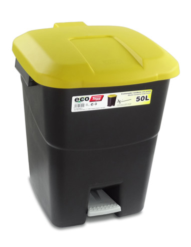 CUBO PEDAL ECOLOGICO AMARILLO