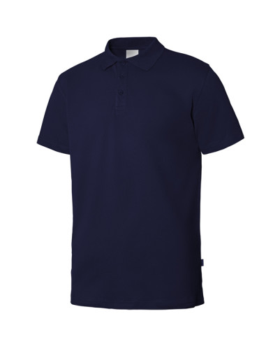 POLO M/CORTA STRETCH AZUL