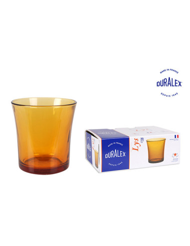 VASO AGUA AMBAR LYS SET-6