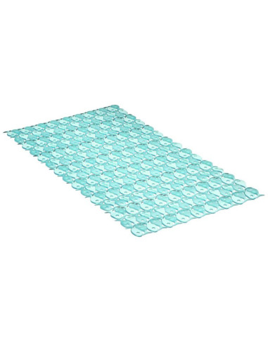 ALFOMBRA BAÑO PVC TURQUESA