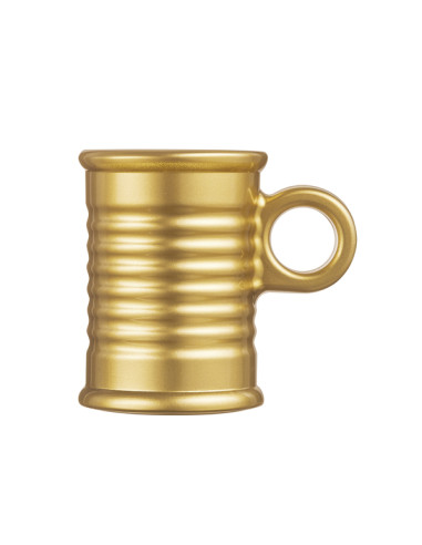 TAZA CAFE VIDRIO CONSERVE ORO