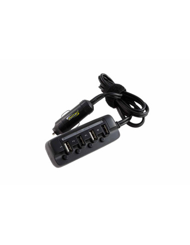 CARGADOR COCHE 4 USB