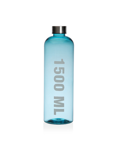 BOTELLA AGUA PS-INOX AZUL