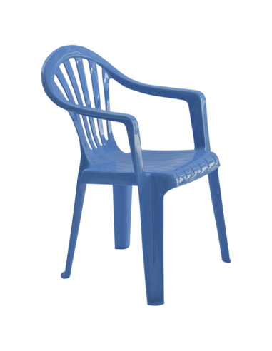 SILLON RESINA INFANTIL AZUL