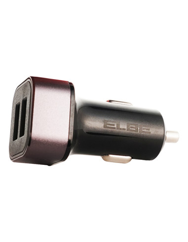 CARGADOR COCHE USB DOBLE PUERTO/CARGA RAPIDA