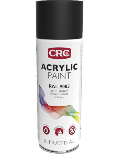 PINTURA AER ACR. NEGRO BRILLO