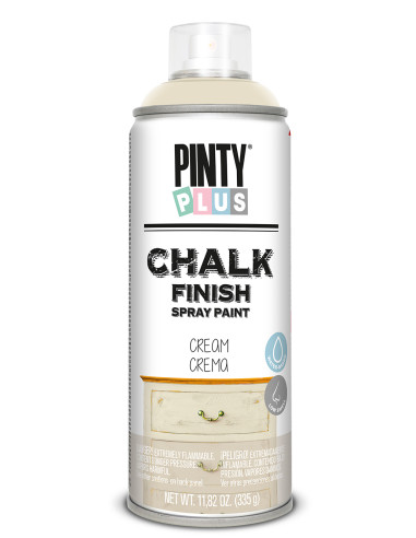 PINTURA SPRAY TIZA CREMA