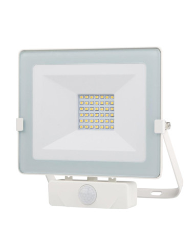 FOCO LED BLANCO IP65 C/SENSOR