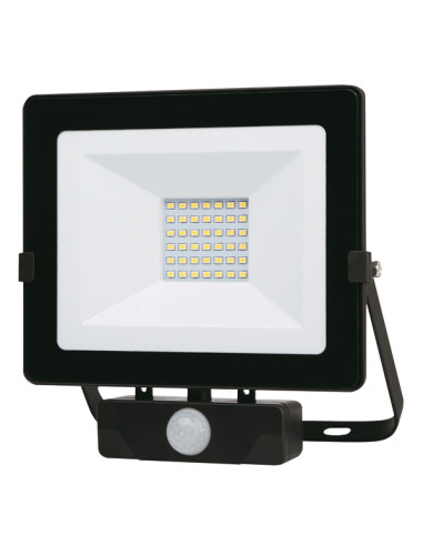 FOCO LED NEGRO IP65 C/SENSOR