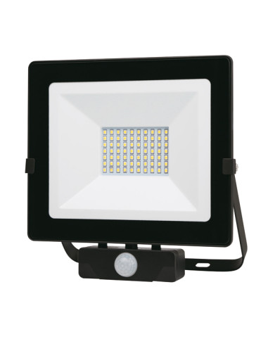 FOCO LED NEGRO IP65 C/SENSOR