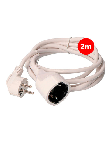 PROLONGADOR CABLE BLANCO 3G1.5 16A