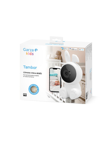 CAMARA IP WIFI VIGILA BEBES TAMBOR C/3 FUNDAS