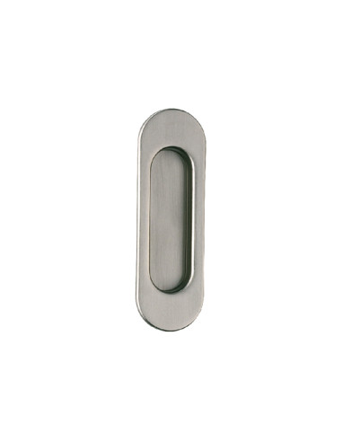 TIRADOR EMBUT. OVAL CORREDERA INOX