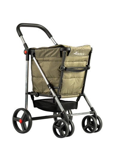 CARRO COMPRA BASKET POLAR 2+4 KAKI