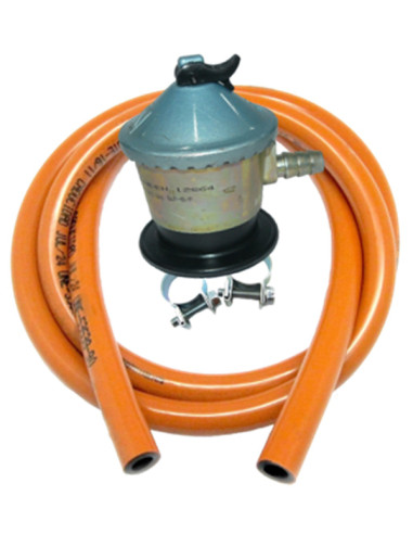 REGULADOR GAS C/ KIT BUTANO 1,5 M.