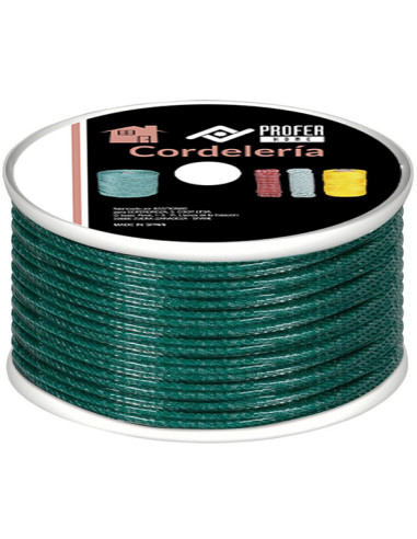 CUERDA CABLEADA PE PLASTIF 4C 5MM VERDE