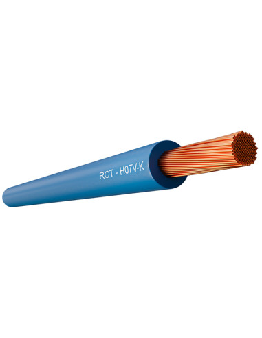 CABLE LINEA FLEXIBLE AZUL H07V-K CPR R/200