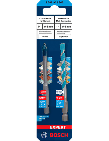 BROCA CERAMIC HEX-9 +MULTIC HEX-9