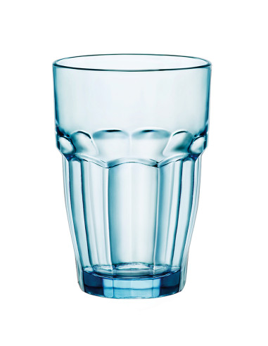 VASO ALTO AZUL ROCK BAR PACK 6