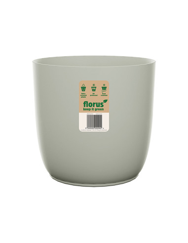 CUBREMACETA INT. FLOW FLOWERPOT GRIS