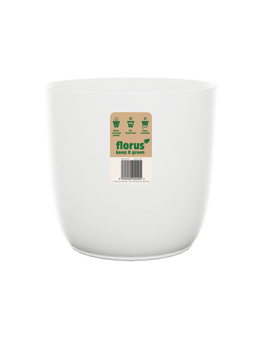 CUBREMACETA INT. FLOW FLOWERPOT BLANCO