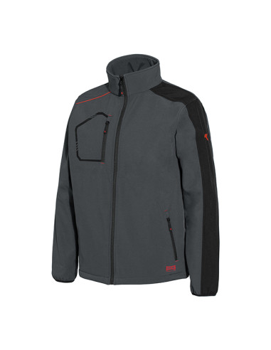 CHAQUETA SOFTSHELL KIND GRIS