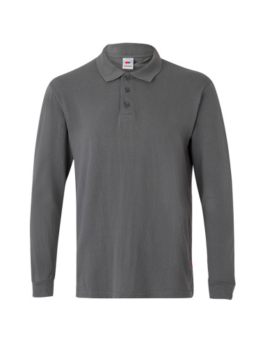 POLO M/LARGA ALGODON GRIS