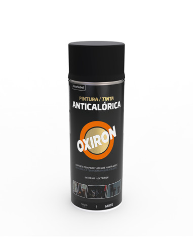 PINTURA SPRAY ANTICALORICA NEGRO