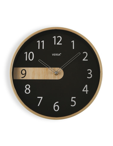 RELOJ PARED NEGRO