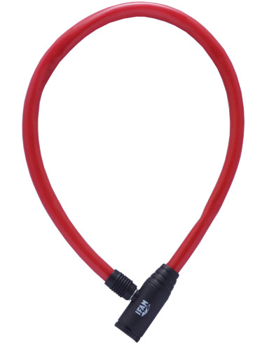 CANDADO CABLE BICI JUNIOR ROJO