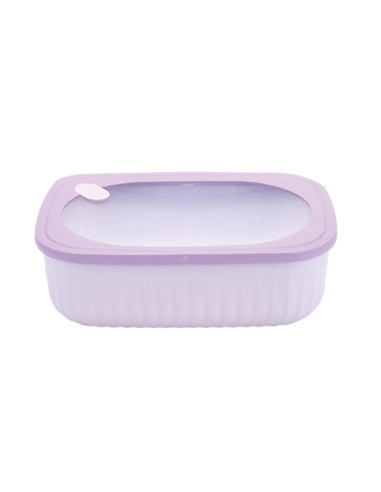 HERMETICO PP RECTANGULAR MORADO