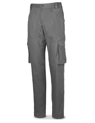 PANTALON STRETCH BASICO GRIS