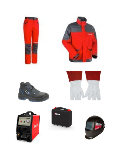 KIT ROPA PROTECCIÓN SOLDADURA+ INVERTER + PANTALLA