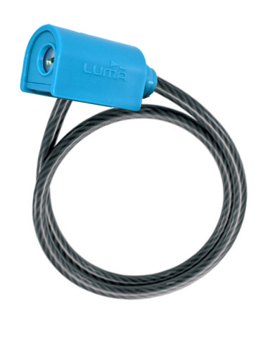 CABLE SEGURIDAD BICI AZUL