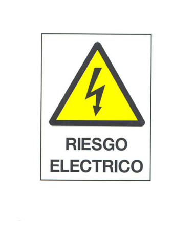 SEÑAL FIJA PVC RIESGO ELECTRIC