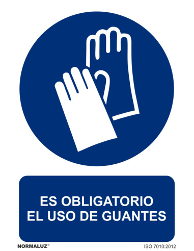 USO OBLIGATORIO DE GUANTES