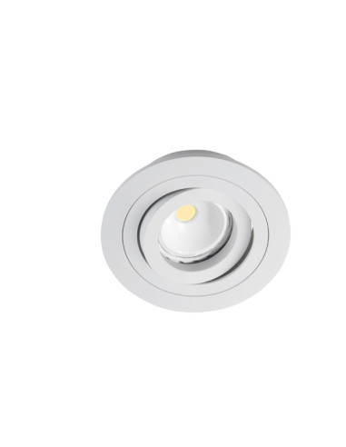 FOCO LED ORIENTABLE REDONDO BLANCO