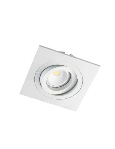 FOCO LED ORIENTABLE CUADRADO BLANCO