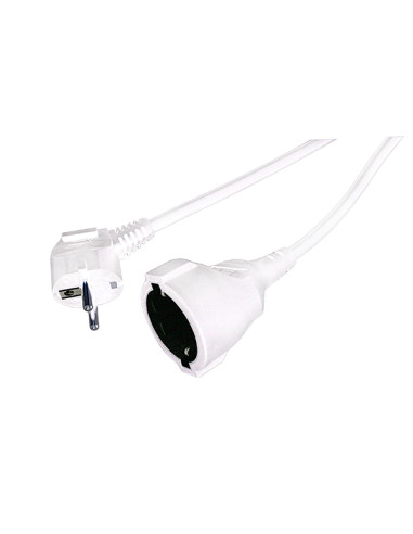 PROLONGADOR CABLE BLANCO 3G1.5 16A