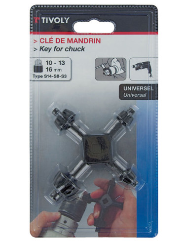 LLAVE PORTABROCAS UNIVERSAL