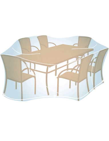 FUNDA PVC CUBRE MESA RECT/OVAL L